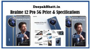 Real me 12 Pro 5G Price & Specifications