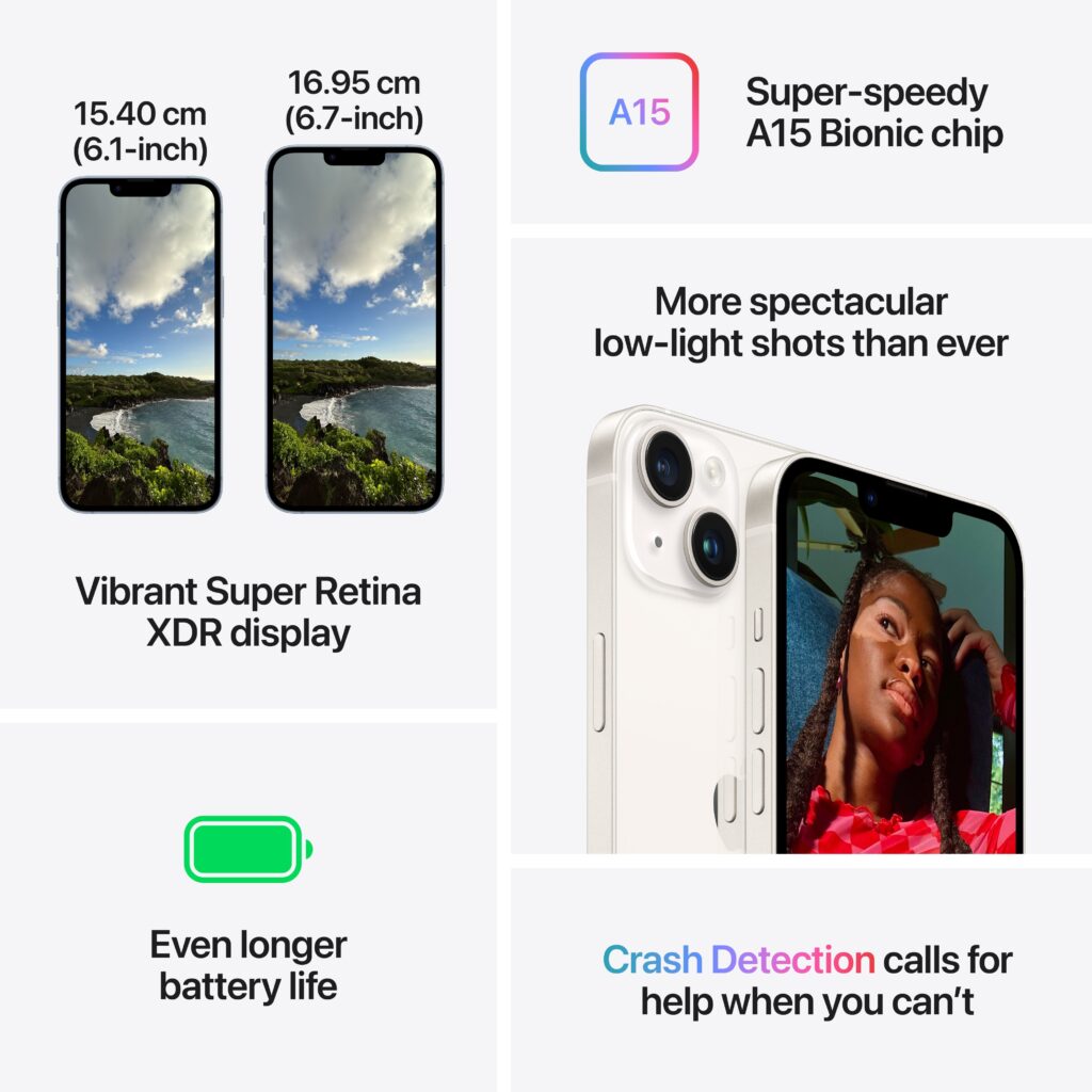 apple iphone 14 plus features