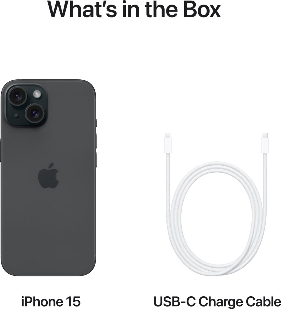 iphone 15 box charger