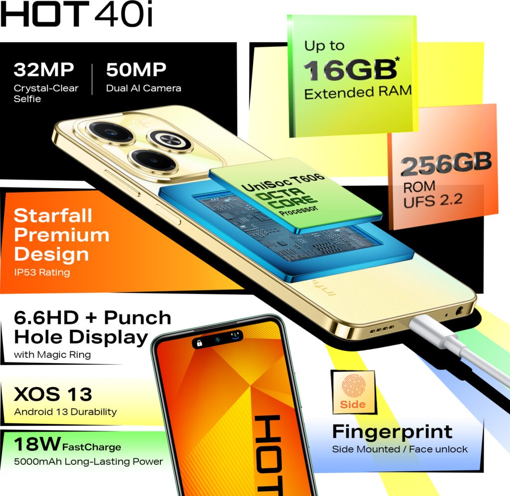 Infinix HOT 40i features