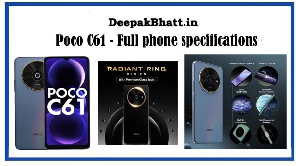 Poco C61 - Full phone specifications